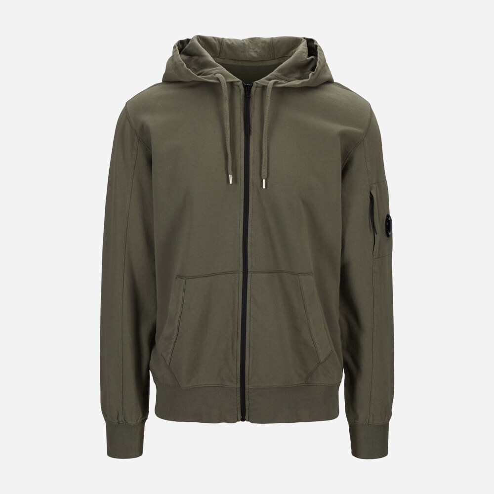 Sweatshirt Hooded Open 669 Thyme