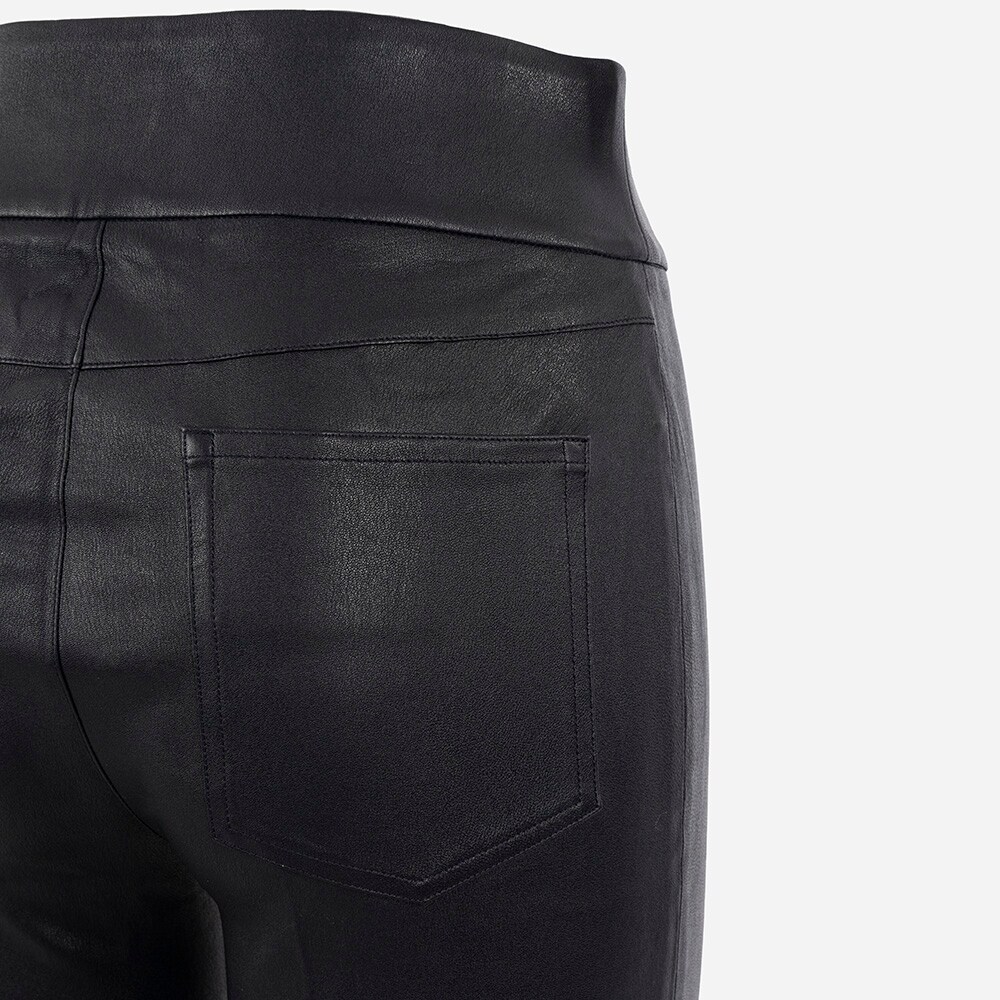 Fyen Stretch Leather Pant Navy