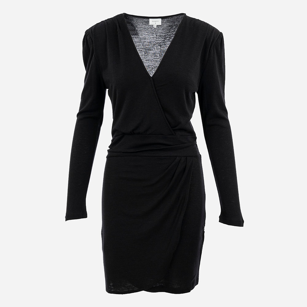 Roulette Knitted Dress 900 Raven