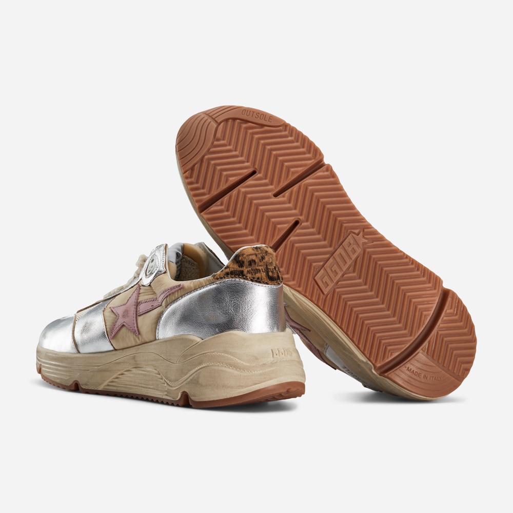 Running Sole Star - Beige/Silver