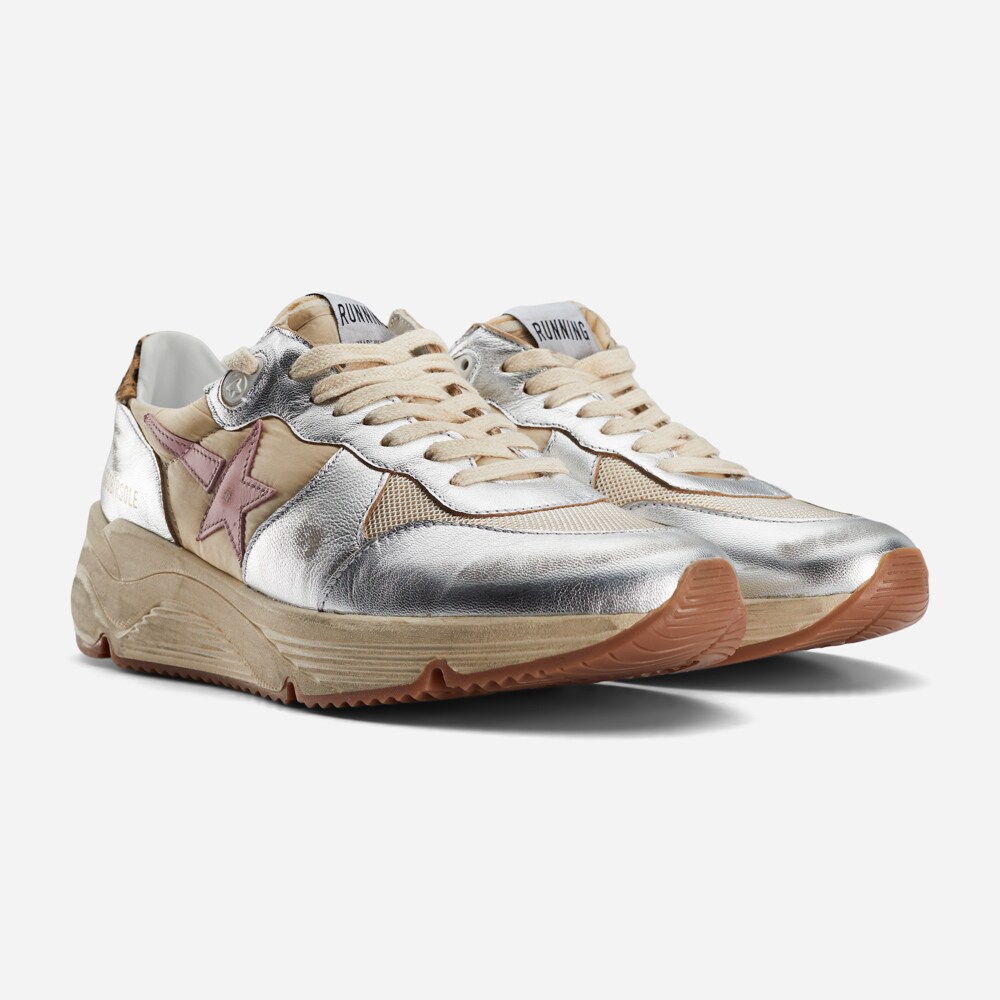 Running Sole Star - Beige/Silver