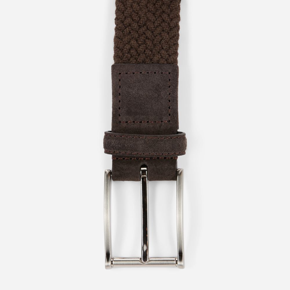 Braided Plain Wool Dk Brown
