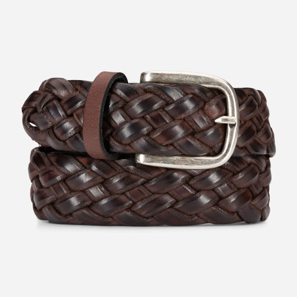 Braided Leather 2280 Dk Brown
