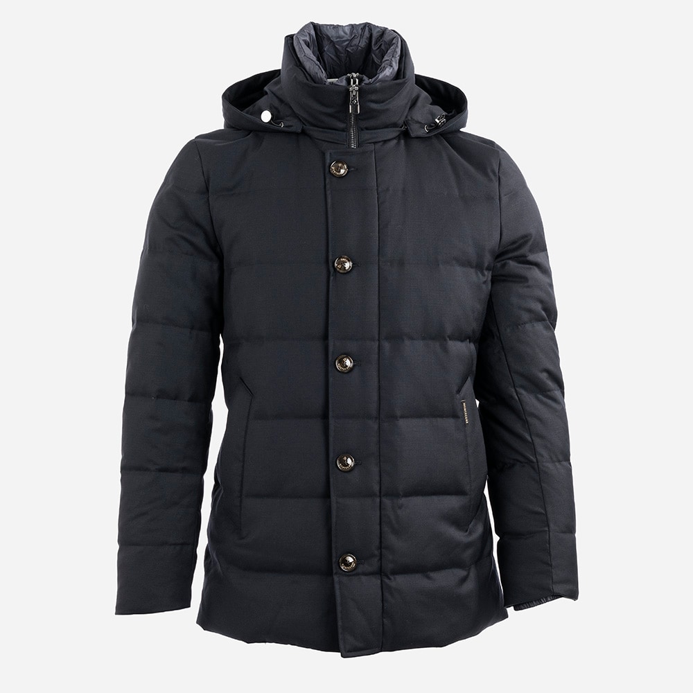 Short Down Jacket Navy
