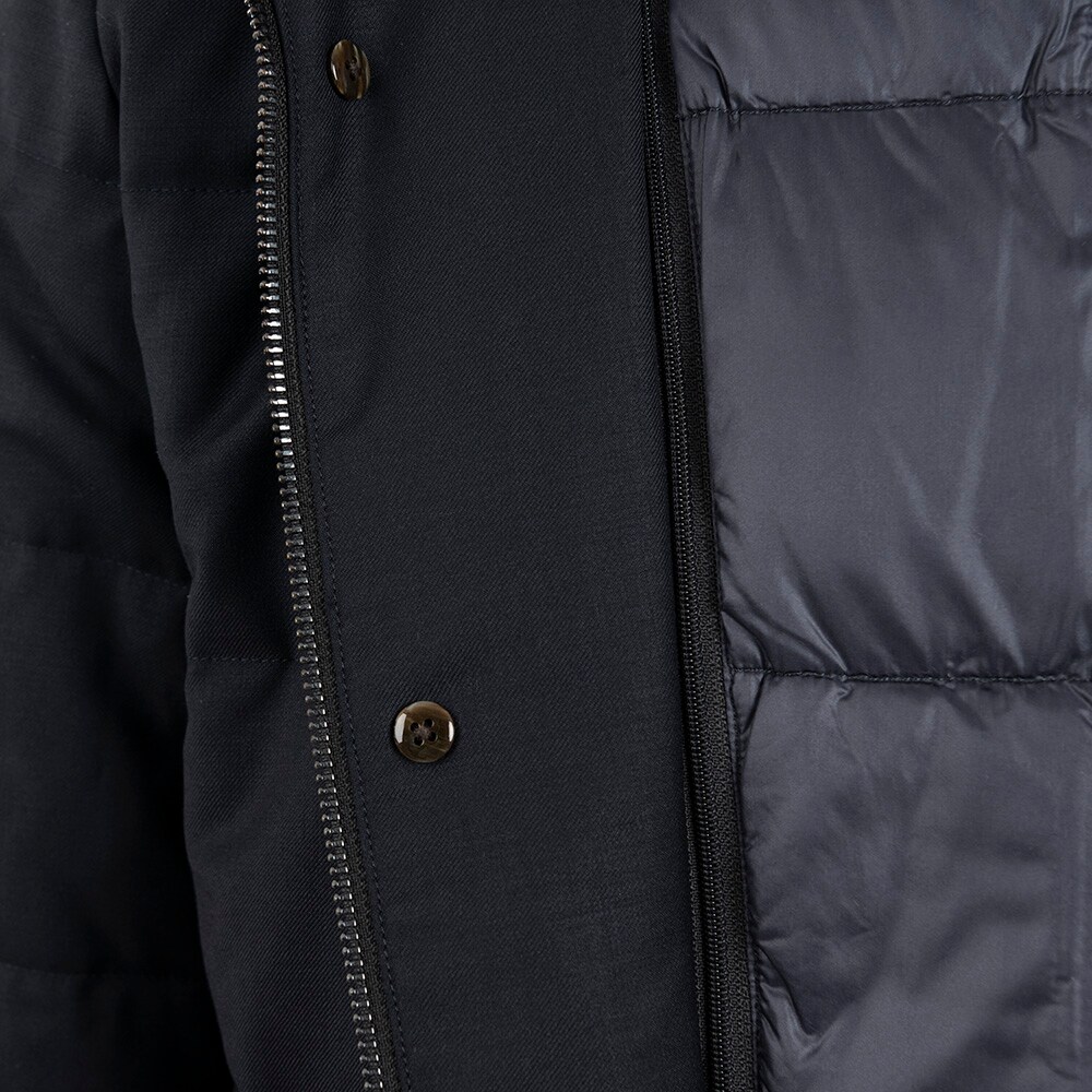 Short Down Jacket Navy