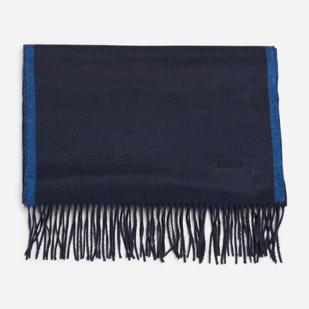 Scarf 412   Nvy Sld