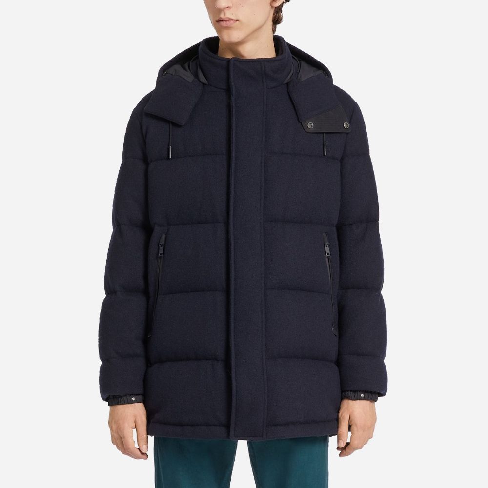 Outerwear Long 412   Nvy Sld