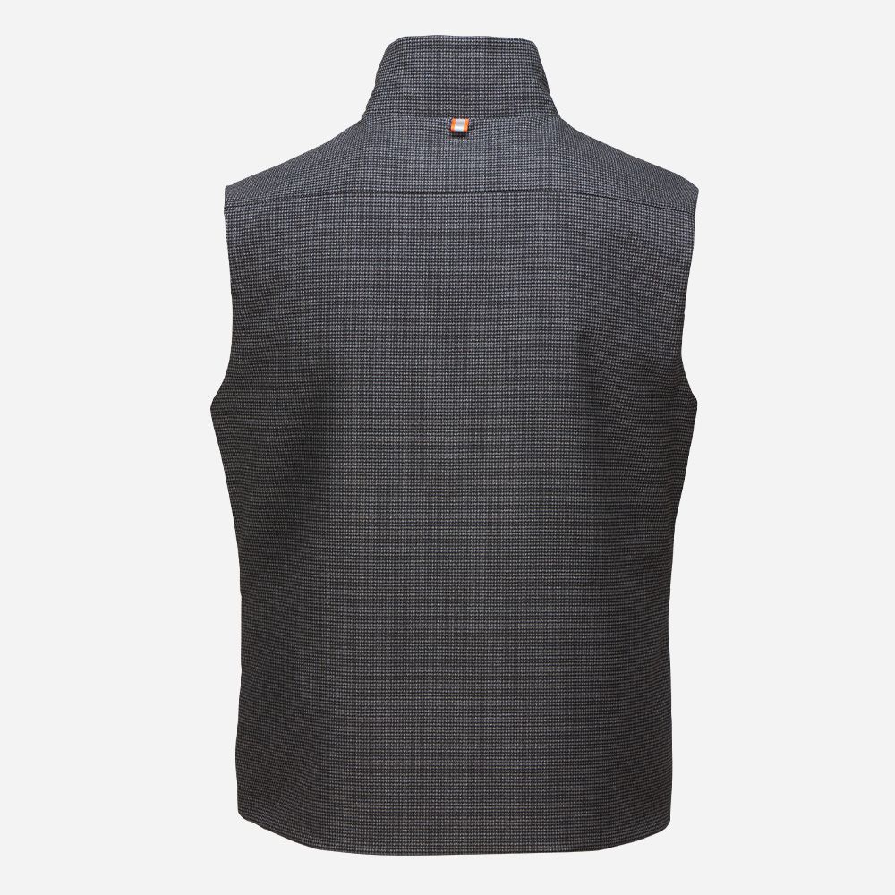 Stockholm Vest Wool Grey/Dogtooth