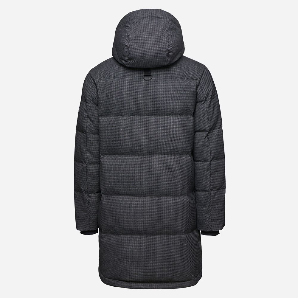 Ontaria Parka Wool Grey/Dogtooth