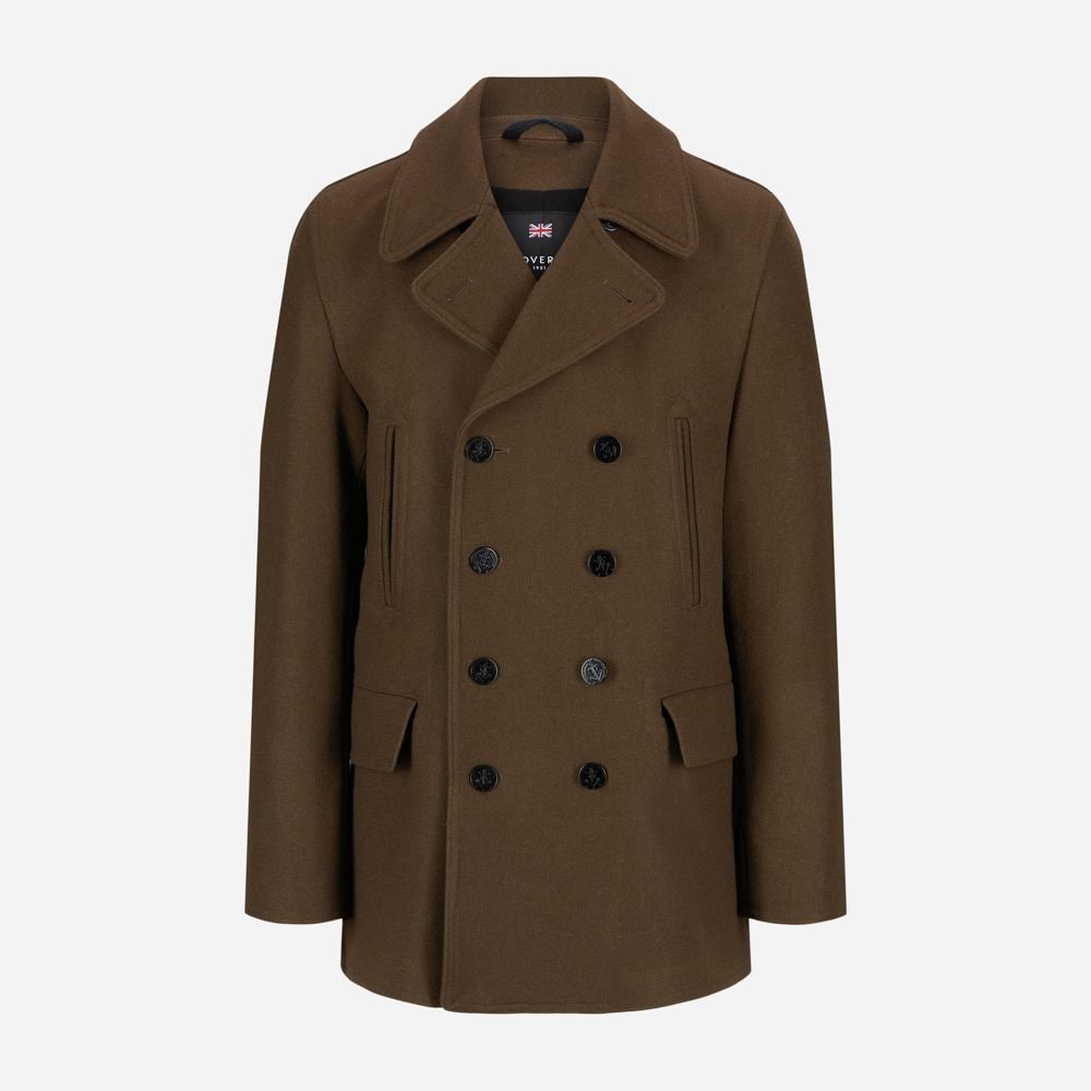 Churchill Reefer Peacoat Loden Ferner Jacobsen