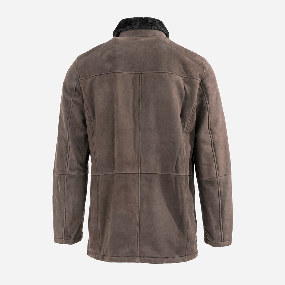 Boston Shirt Jacket Suede Moka