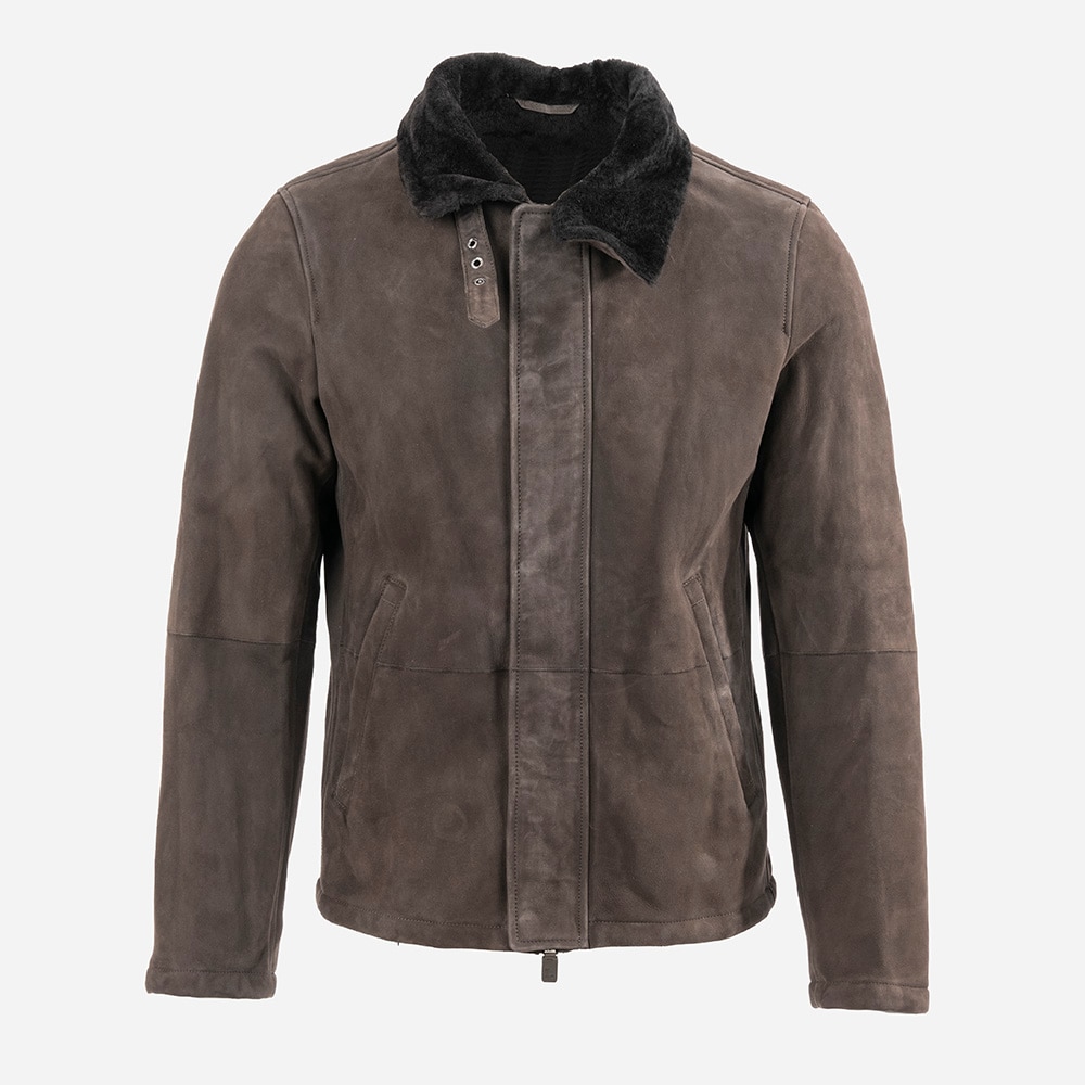 Boston  Jacket Suede Moka