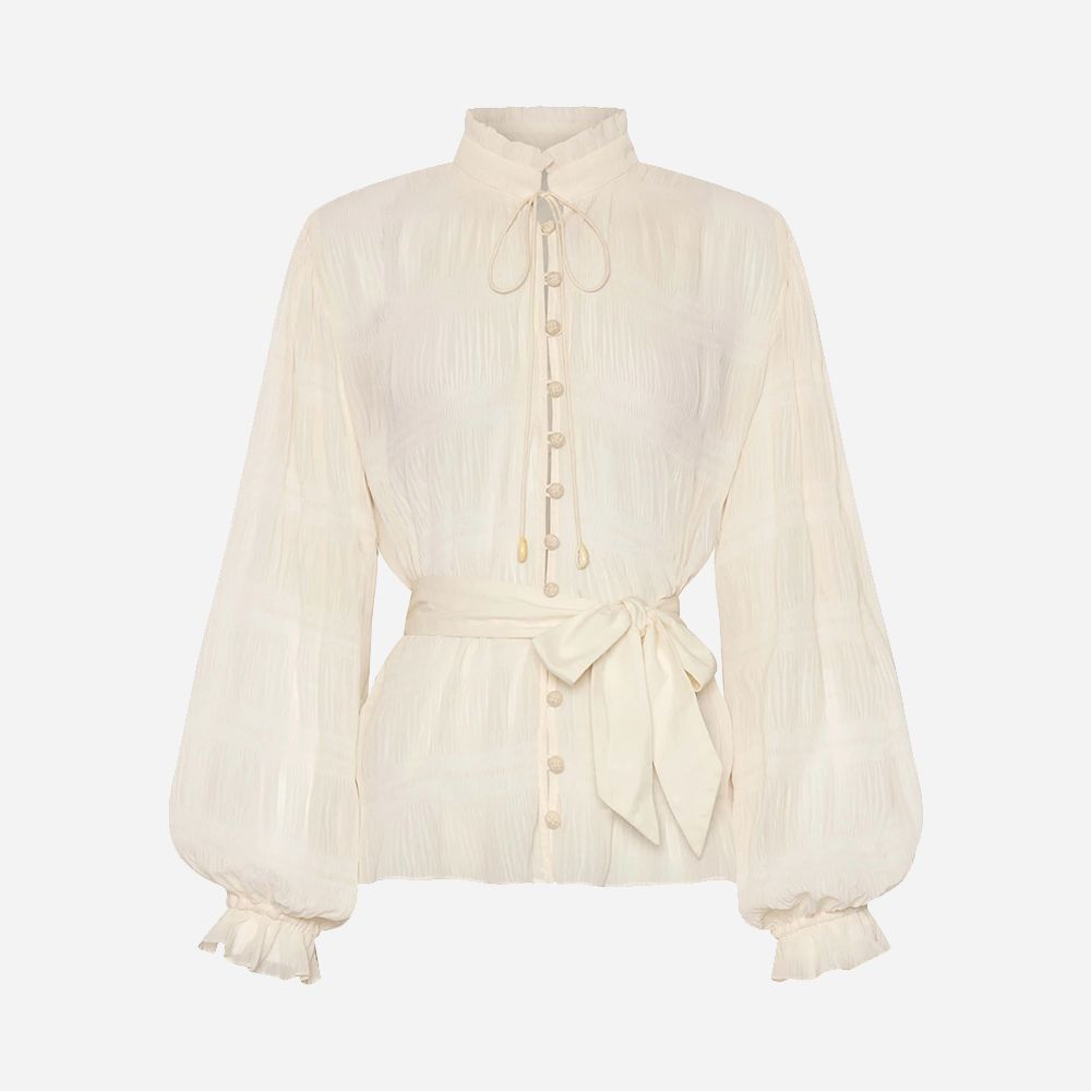 Poppy Blouse White