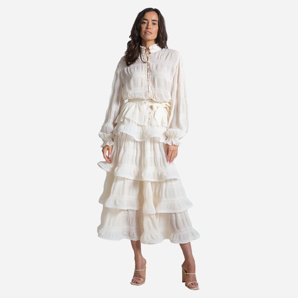 Poppy Blouse White