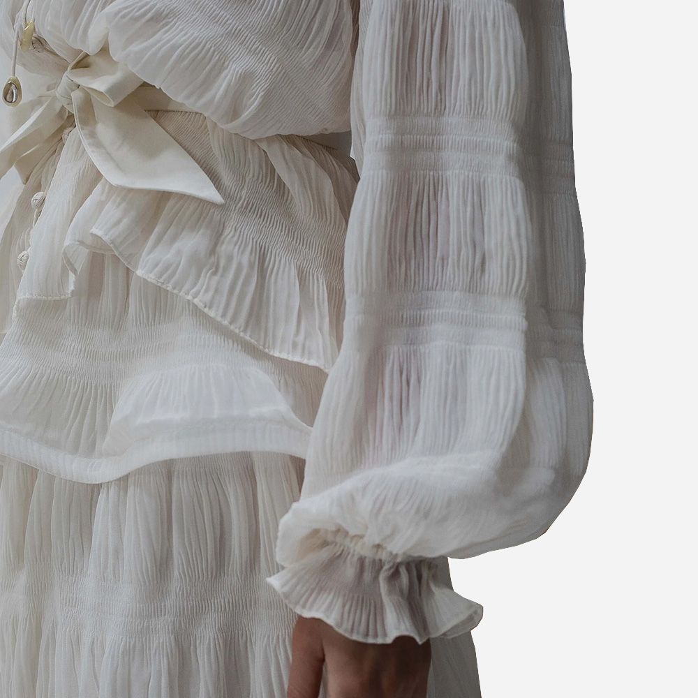 Poppy Blouse White
