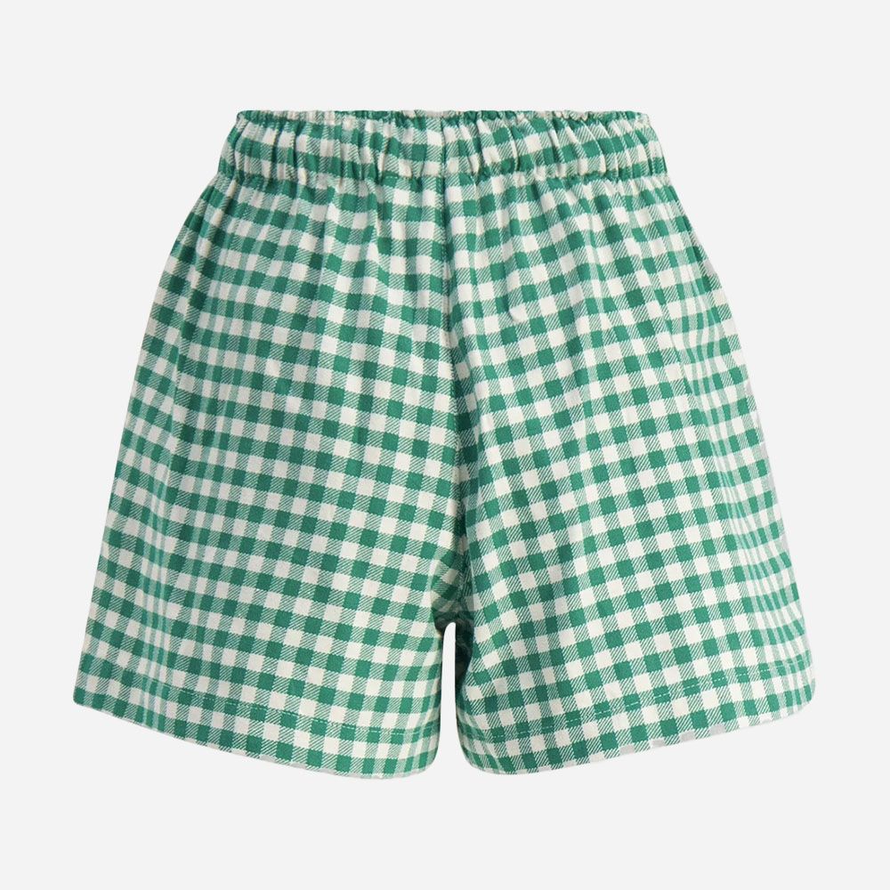 Musan Check Shorts Green Check