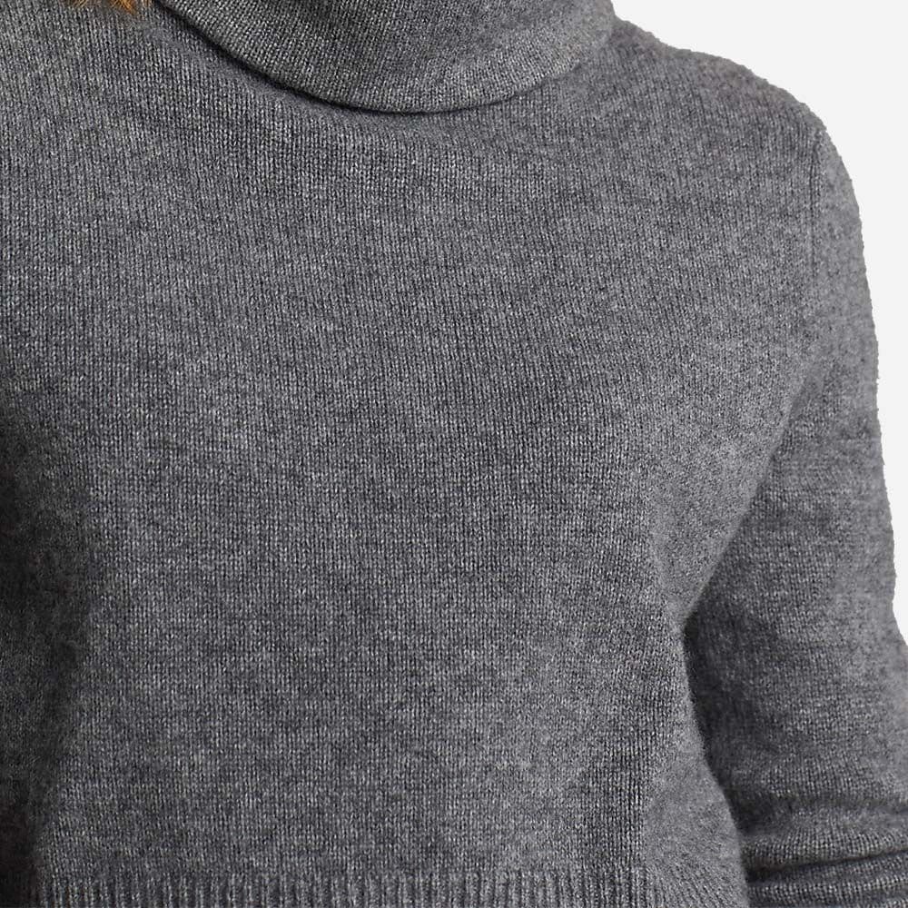 Crp Cozy Tn-Long Sleeve-Pullover Boulder Grey Heather