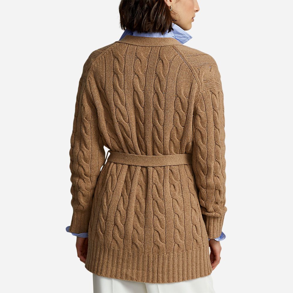 Bltd Cardi-Long Sleeve-Cardigan Collection Camel Melange