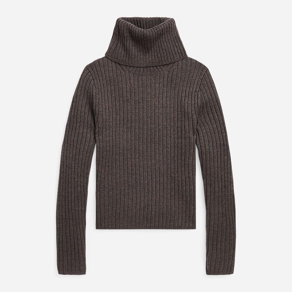 Ls Tn-Long Sleeve-Pullover Brown Heather