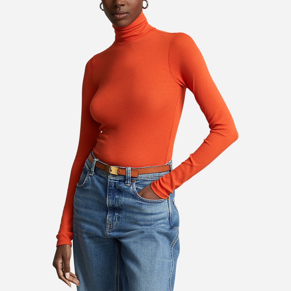 Ls Tn-Long Sleeve-Knit Orangey Red