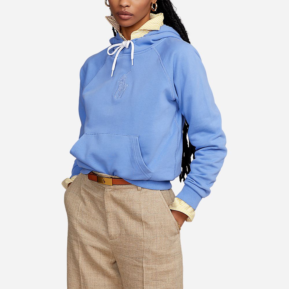 Stn Shrnk Hd-Long Sleeve-Sweatshirt Lake Blue