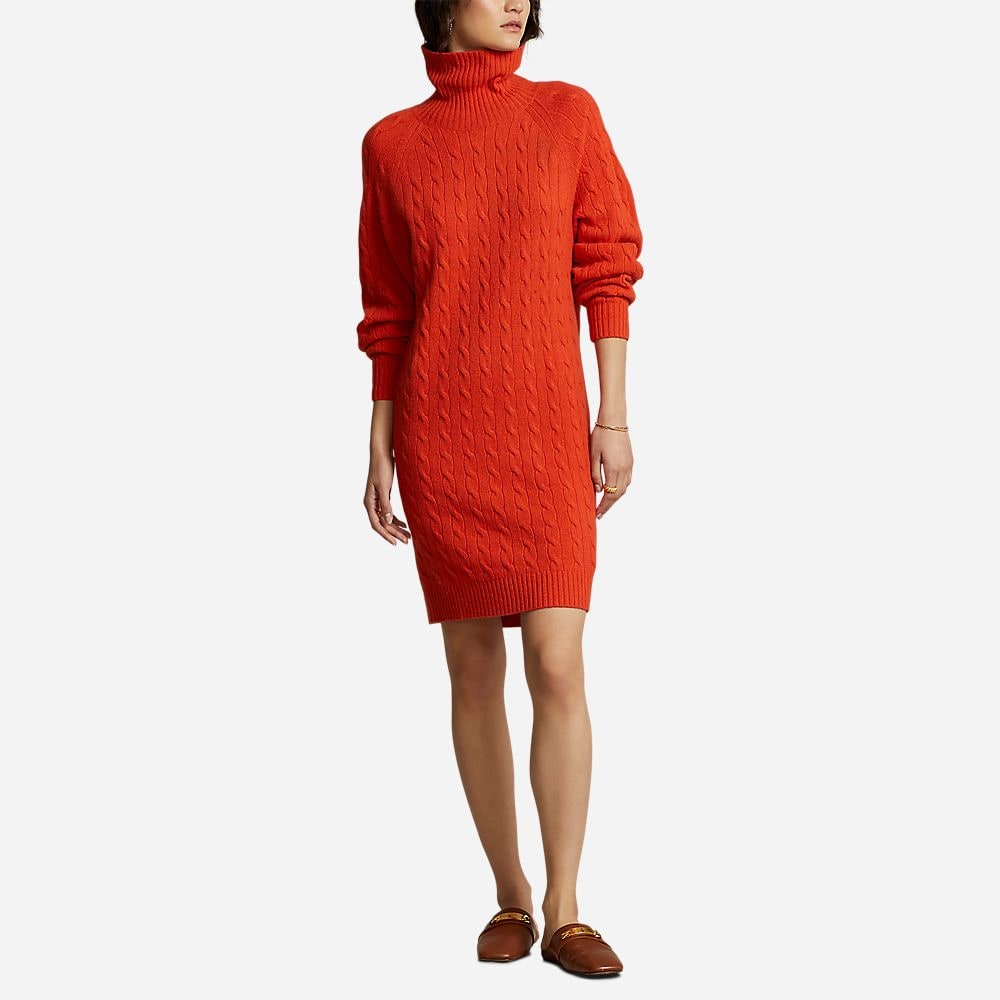 Tn Ls Dress-Long Sleeve-Day Dress Orange
