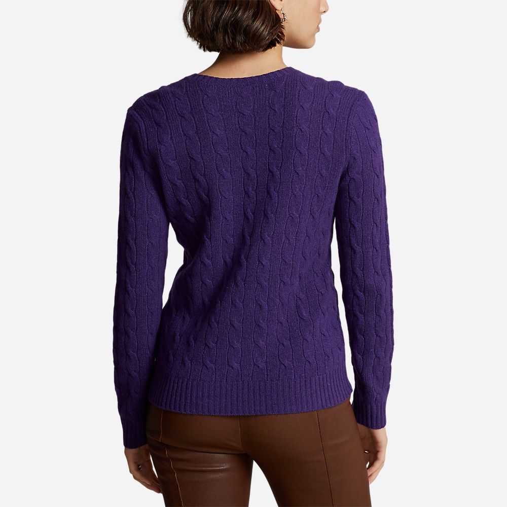 Julianna-Long Sleeve-Pullover Empire Purple