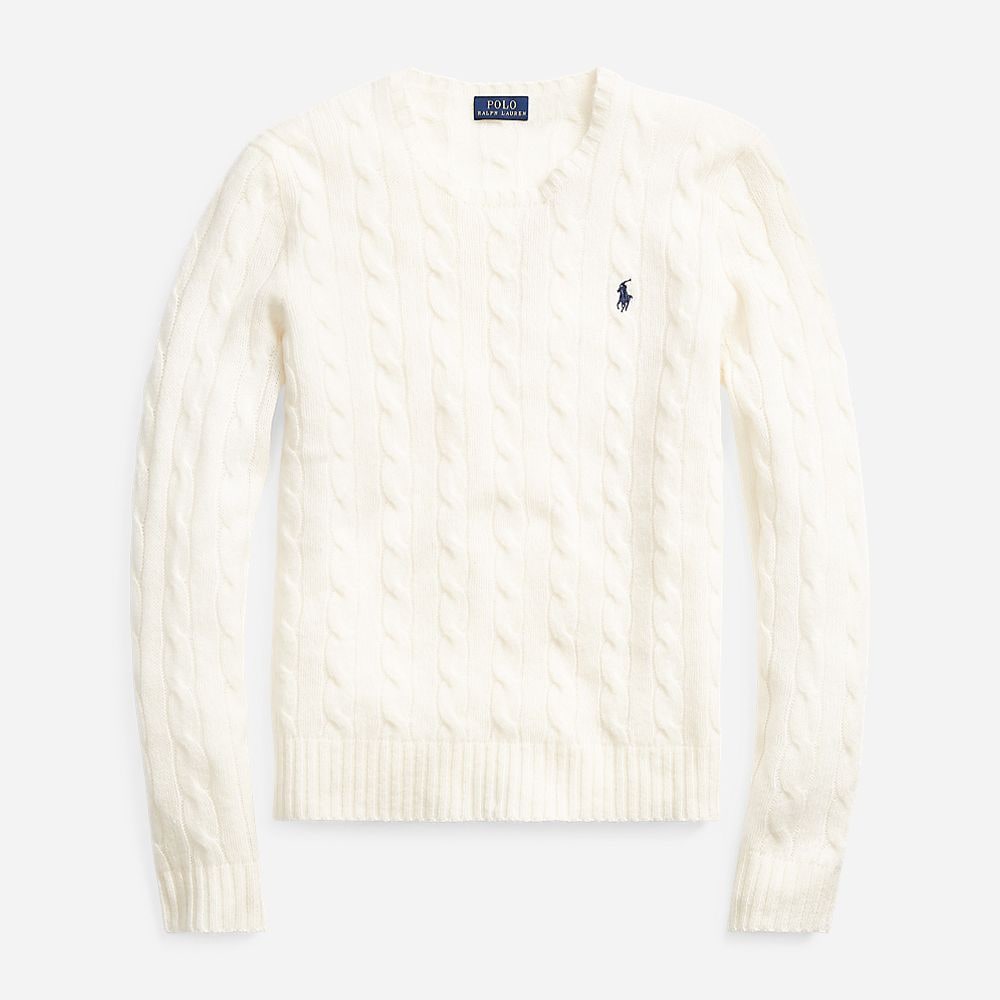 Cable-Knit Wool-Cashmere Jumper - Authentic Cream