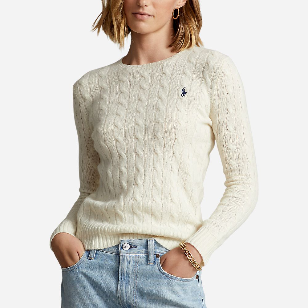 Cable-Knit Wool-Cashmere Jumper - Authentic Cream
