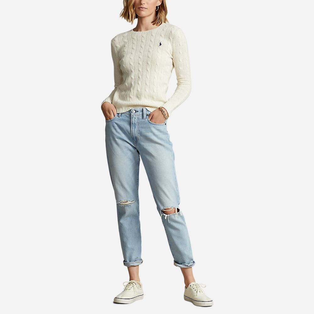 Cable-Knit Wool-Cashmere Jumper - Authentic Cream