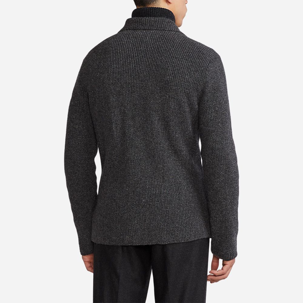 Txt Sb Blzer-Long Sleeve-Cardigan Dark Grey Melange