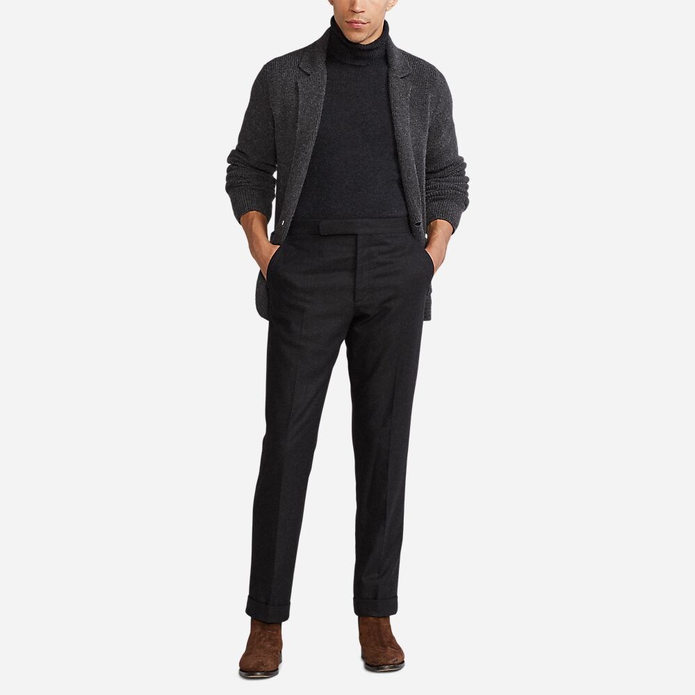 Txt Sb Blzer-Long Sleeve-Cardigan Dark Grey Melange
