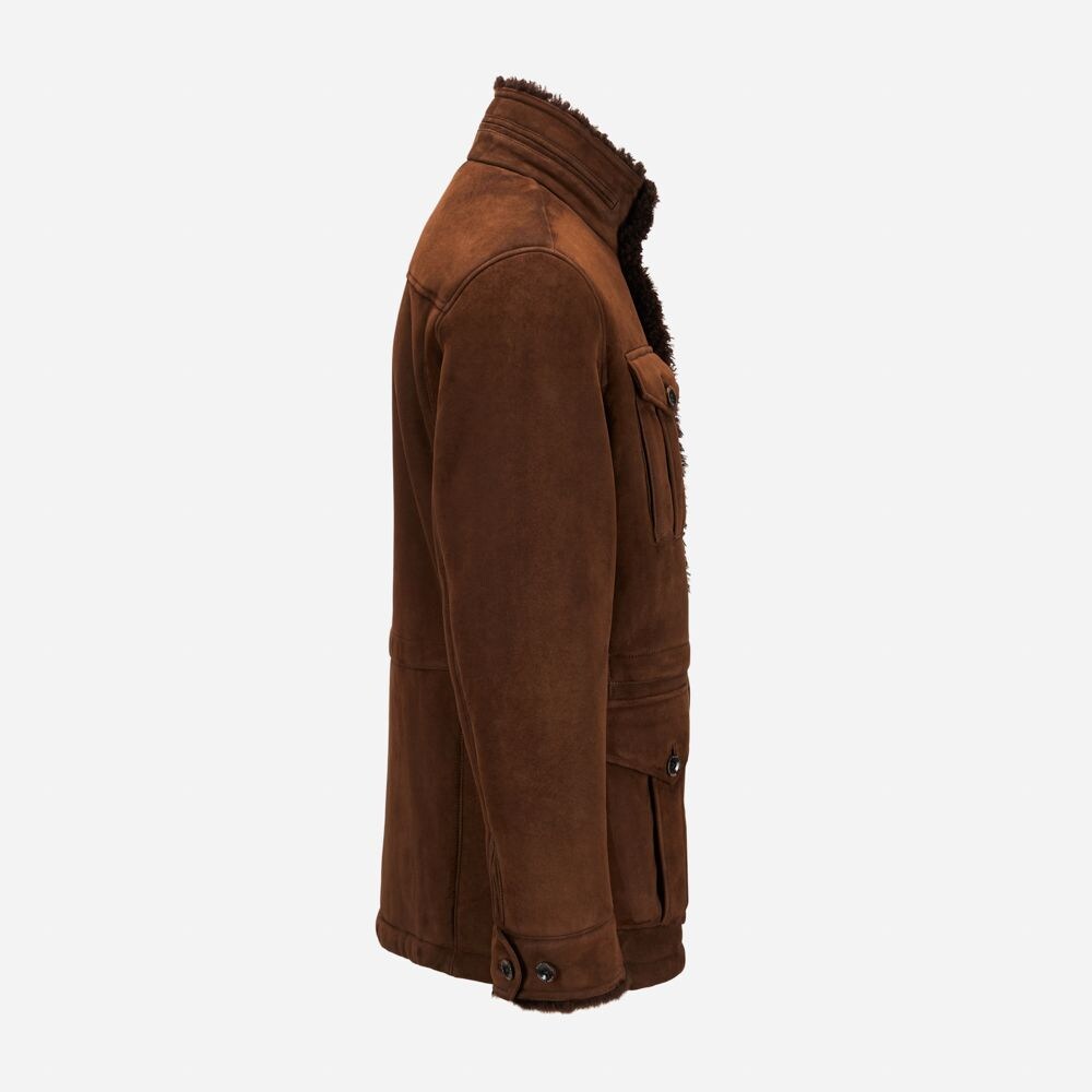 M65-Unlined-Field Jacket Chestnut Brown