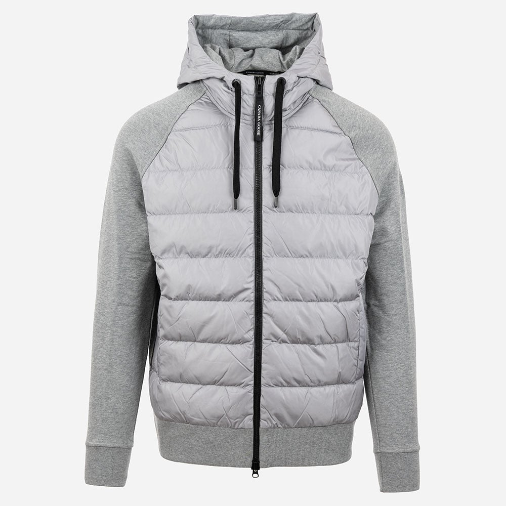 Hybridge Huron Full Zip Hoody Stone Heather-Pierre Chine
