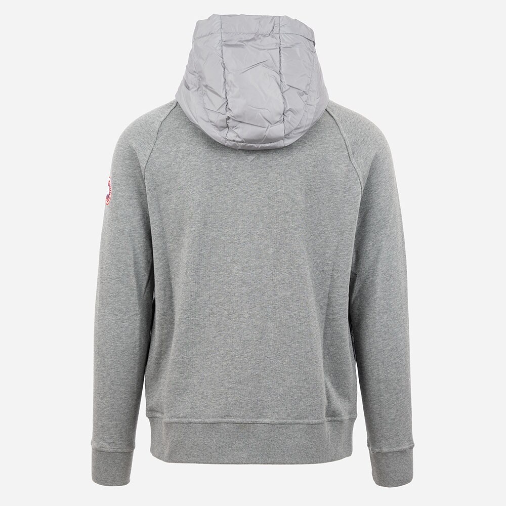 Hybridge Huron Full Zip Hoody Stone Heather-Pierre Chine