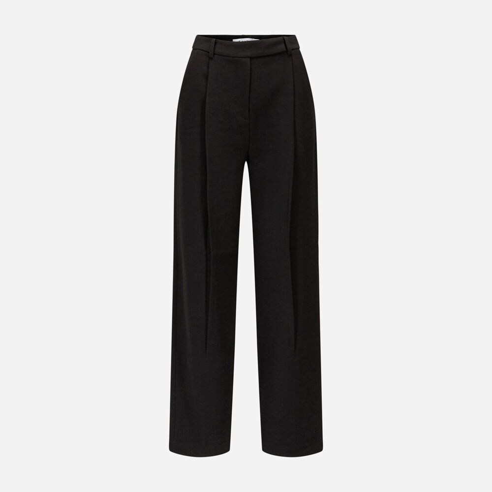 Crepe Trousers - Black