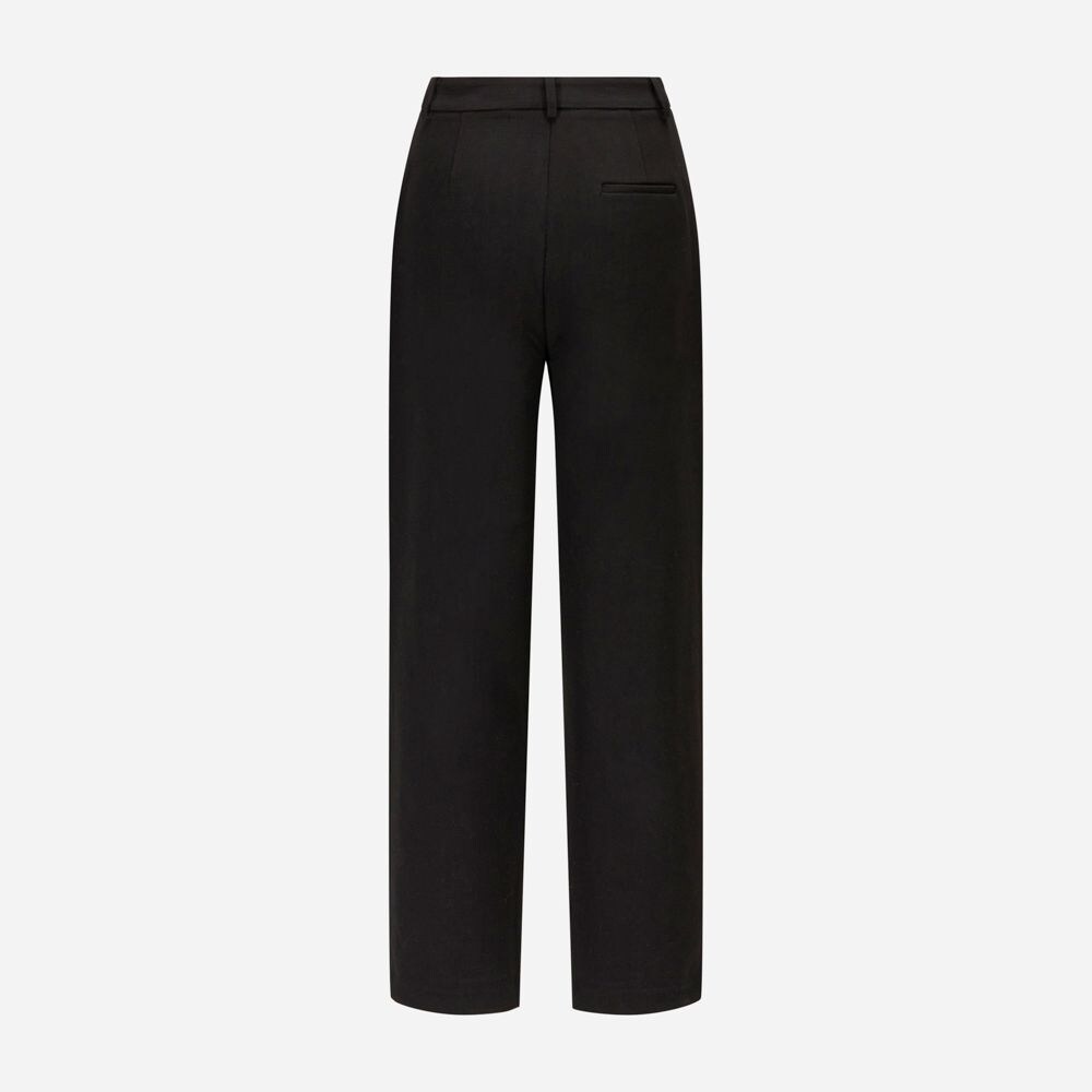 Crepe Trousers - Black