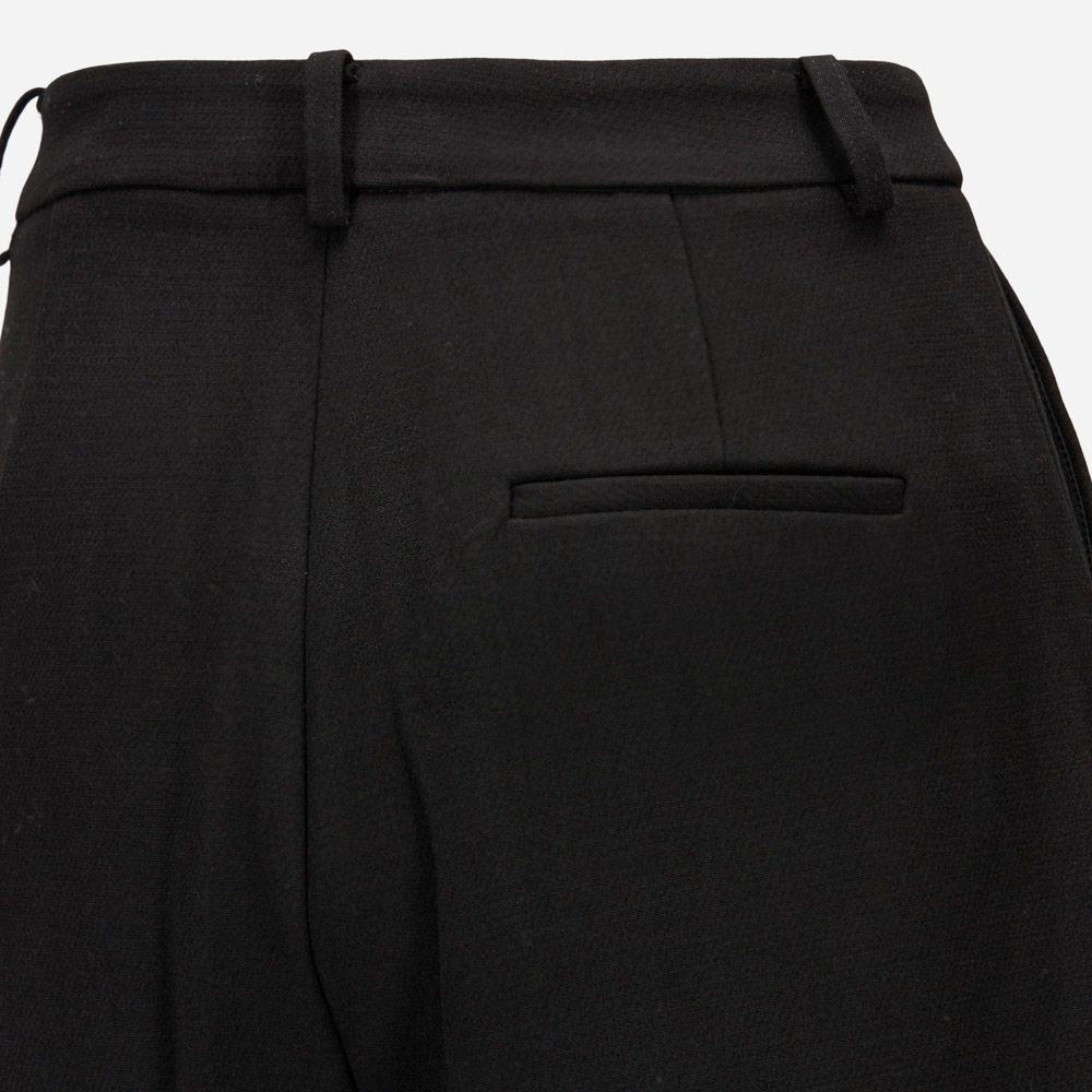 Crepe Trousers - Black