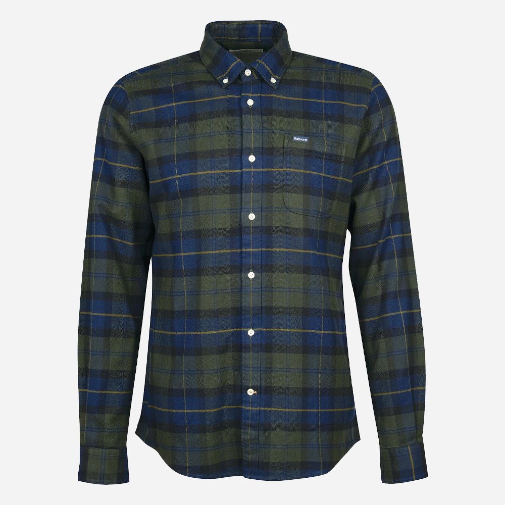 Keyloch Tailored Shirt Olive Nigth