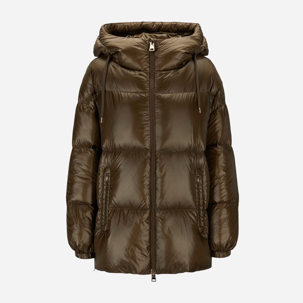 Woven Half Coat - Verde Militare