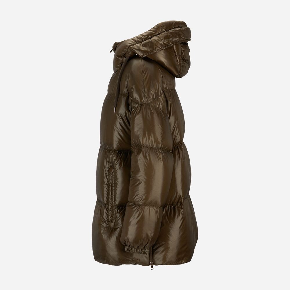 Woven Half Coat - Verde Militare