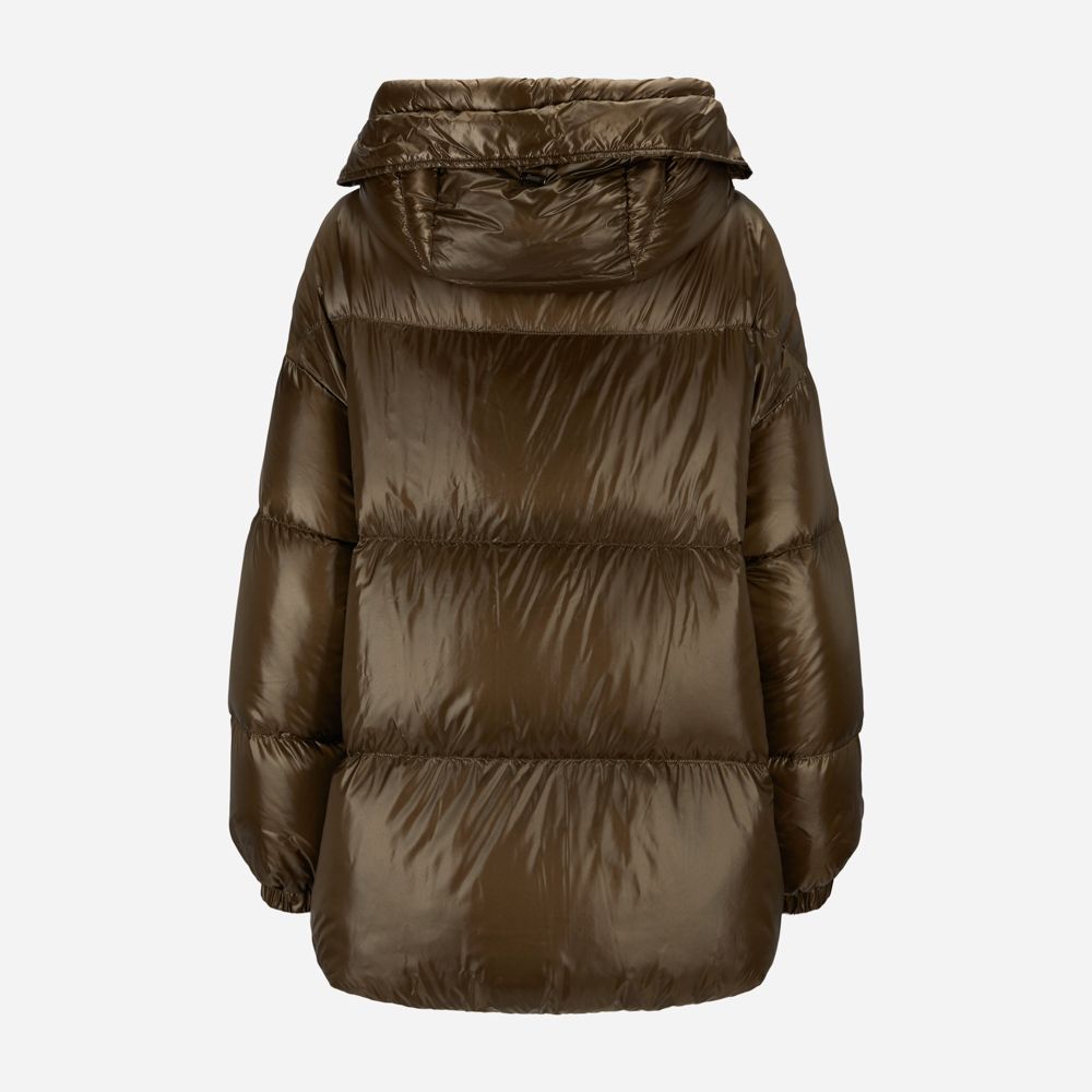 Woven Half Coat - Verde Militare