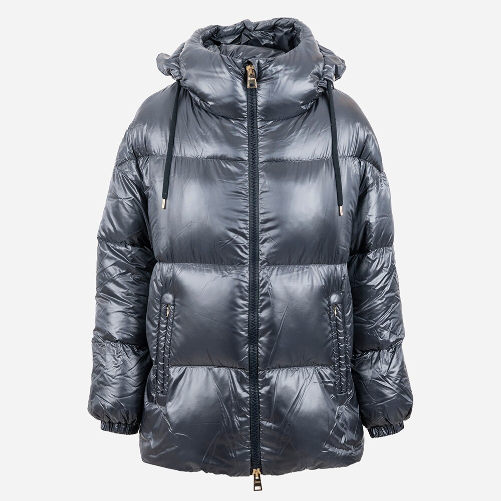 Woven Half Coat 9202 New Blu