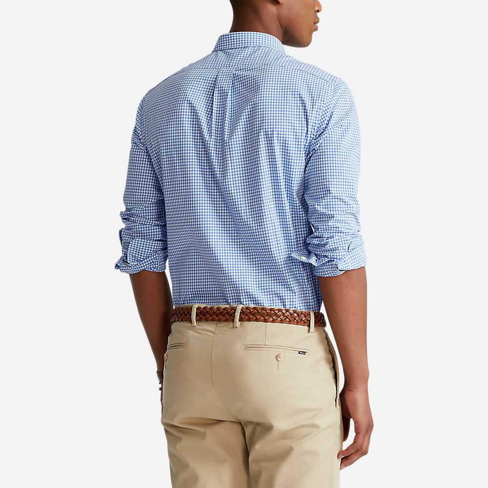 Slbdppcs-Long Sleeve-Sport Shirt - Blue/White Check