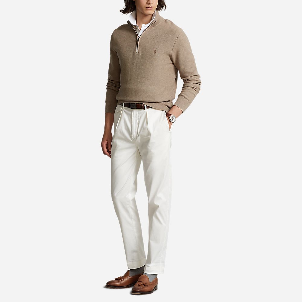 Ls Hz-Long Sleeve-Pullover Honey Brown Hthr