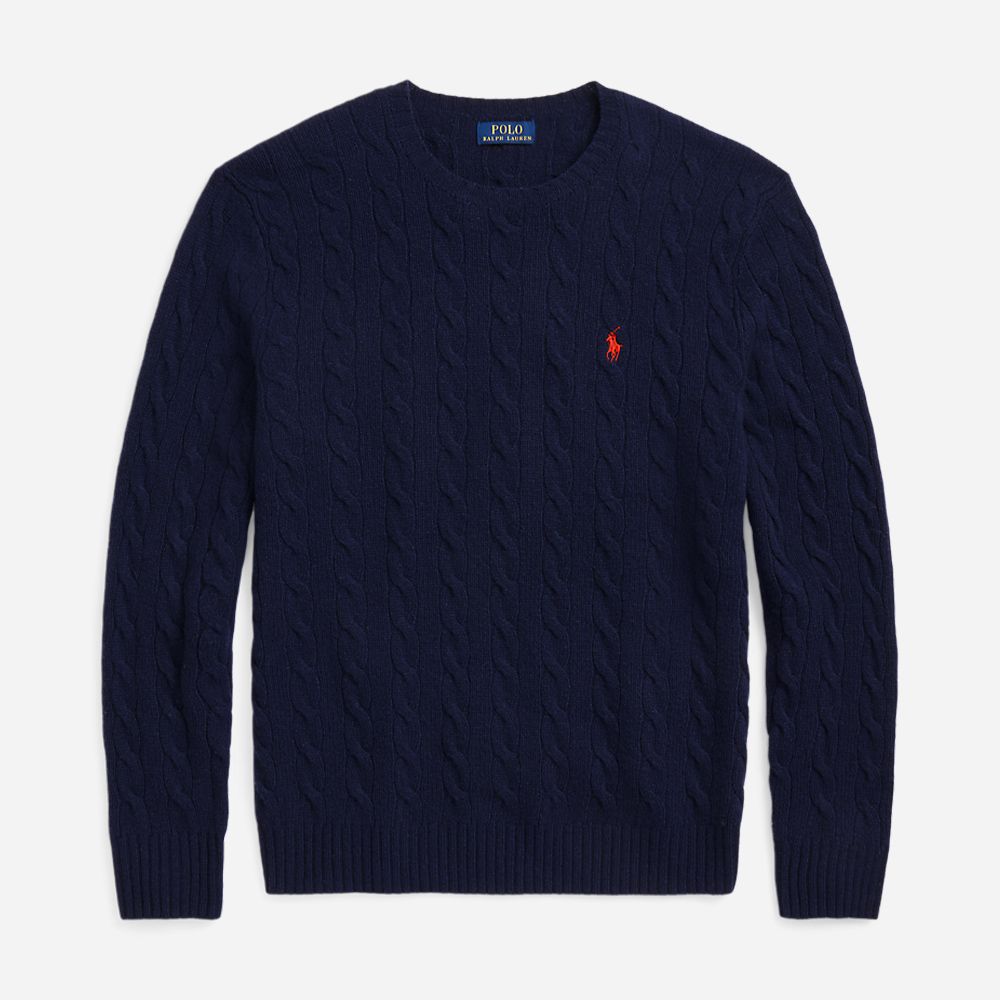 Lscablecnpp-Long Sleeve-Pullover Hunter Navy