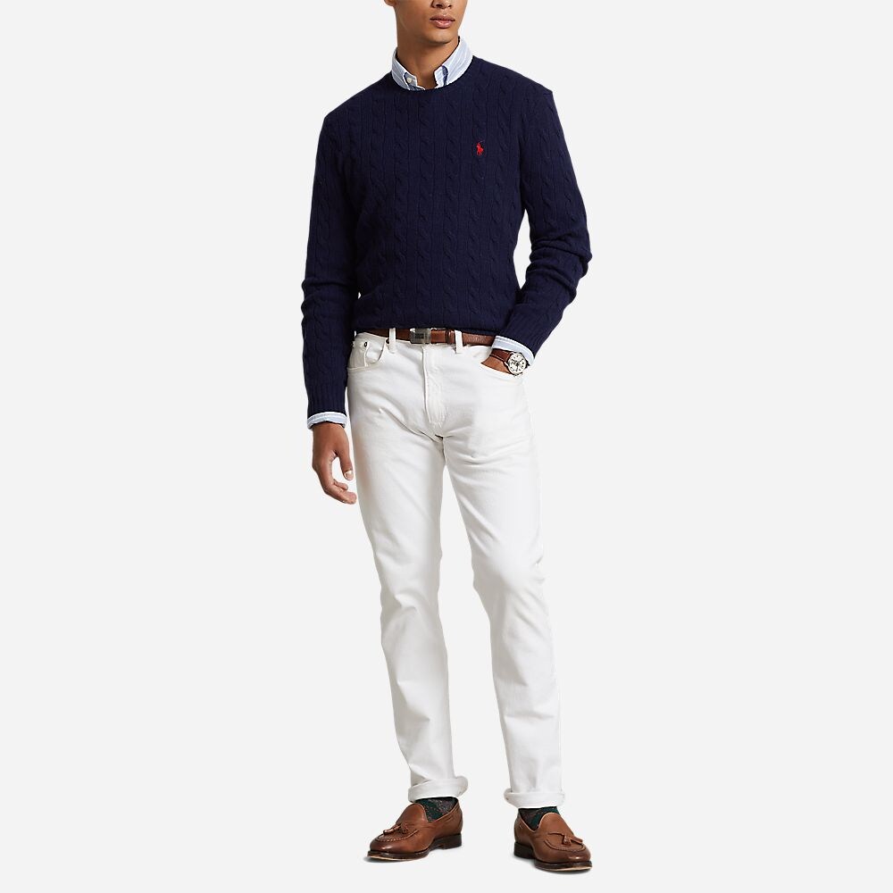 Lscablecnpp-Long Sleeve-Pullover Hunter Navy