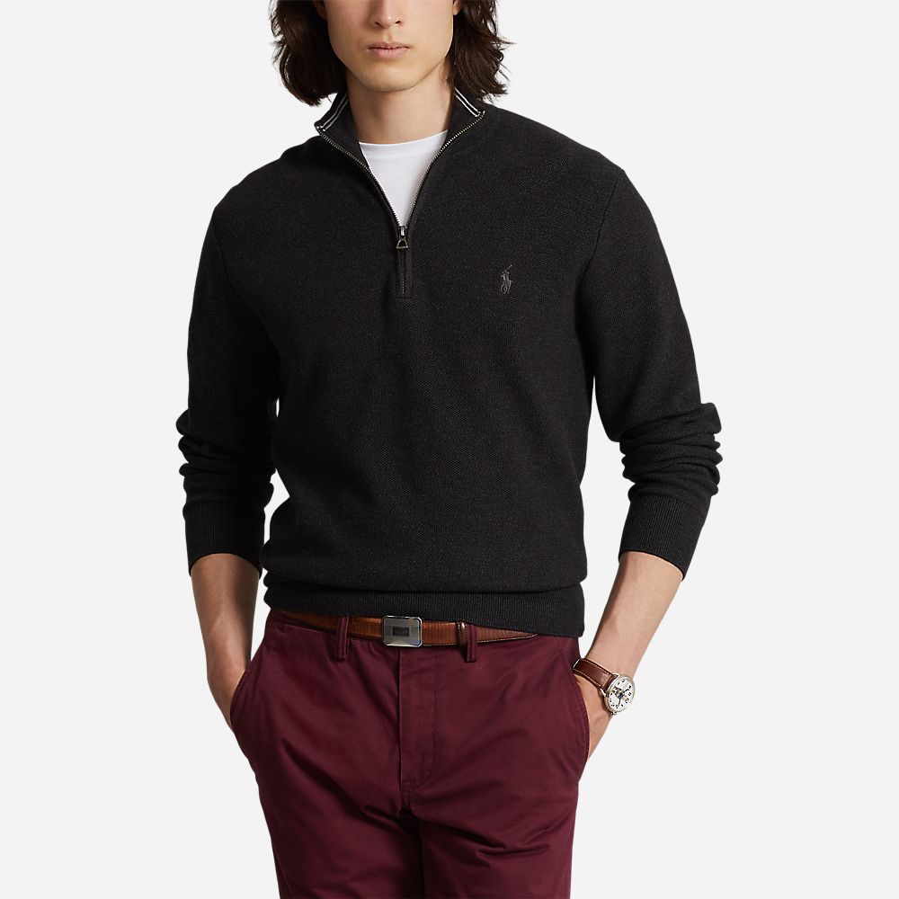 Ls Hz-Long Sleeve-Pullover Dark Granite Hthr
