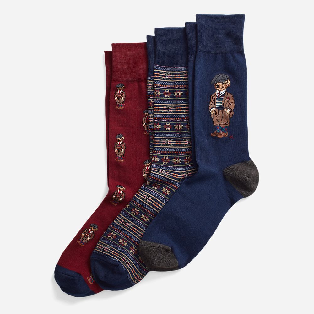 Holiday Gb 6-Crew Sock-Gift Box Gb Heritage Icons