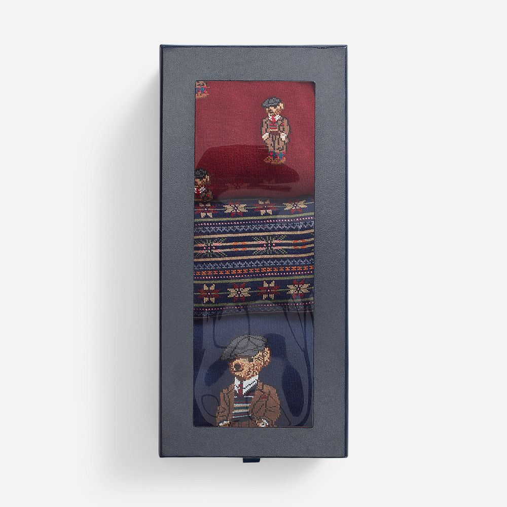 Holiday Gb 6-Crew Sock-Gift Box Gb Heritage Icons